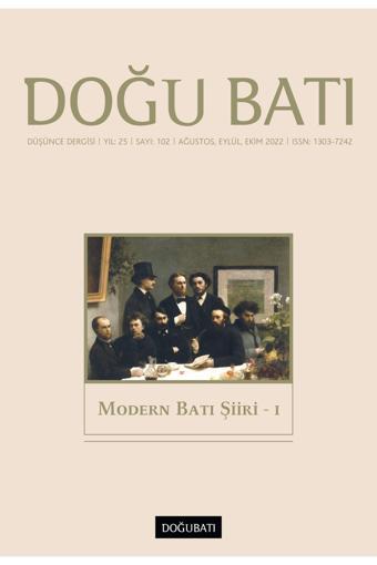 Doğu Batı Sayı 102: Modern Batı Şiiri - I - Doğu Batı Dergileri