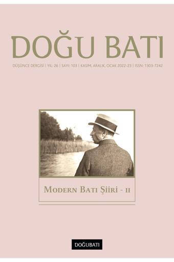 Doğu Batı Sayı 103: Modern Batı Şiiri - II - Doğu Batı Dergileri