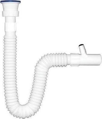 Özbest Çamaşır Çıkışlı Lüx Körüklü Lavabo Sifon