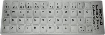 Türkçe Q Klavye Etiketi Laptop PC Sticker