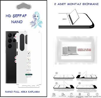 Samsung Galaxy S25  - Nano Full Arka Kaplama Ultra İNCE Esnek Hd Şeffaf