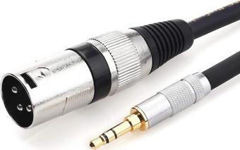 3.5 mm Stereo to Xlr Erkek Kablo 5 metre 