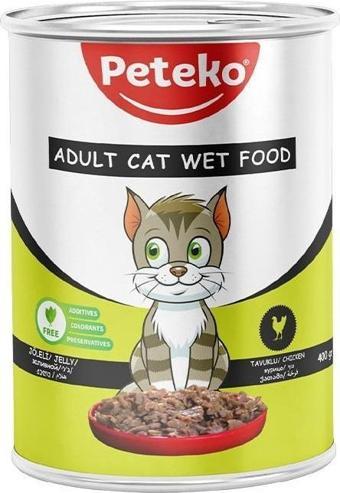 Peteko Tavuklu Kedi Konserve 400Gr