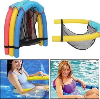 Ygt Ambalaj Swimchair Fileli  Deniz Havuz Sandalyesi Koltuğu Sarı 1 adet