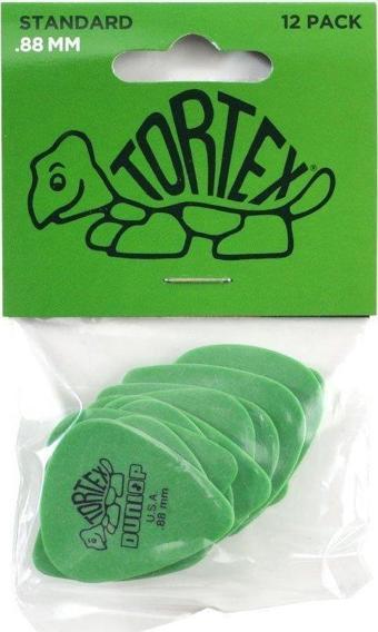 Jim Dunlop 418P.88 Tortex Standard Pena Seti ( 12 x 0.88mm)