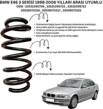 1998-2006 BMW 3 Serisi E46 İçin Standart Yay ST104046R - 2 Adet Arka Helezon Yay Takımı
