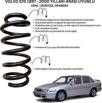 Standart Yay ST135010R - 1997-2000 Volvo S70 Arka Helezon Yay Takımı (2 Adet)