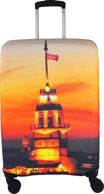 Büyük Boy Valiz Kılıfı, Bavul Kılıfı, Valiz & Bavul Koruyucu Vk004