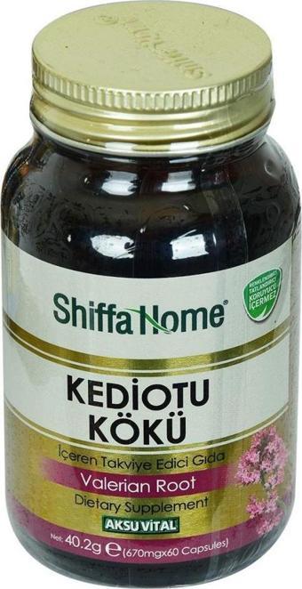Shiffa Home Kediotu Kökü Valerian Root 670 Mg x 60 Kapsül