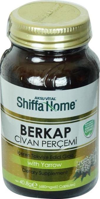 Shiffa Home Berkap Civan Perçemi Kapsülü Yarrow 680 Mg x 60Ad