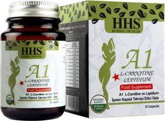 HHS A+1 L-Carnitine Lepidium Bitkisel 30 Kapsül A1 L-Karnitin 