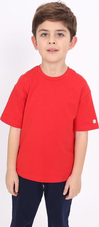 Toontoy Unisex Çocuk Baskılı Tişört