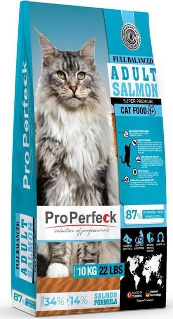 Pro Perfeck Premium Yetişkin Somonlu PortakalIi Kedi Maması 10 KG