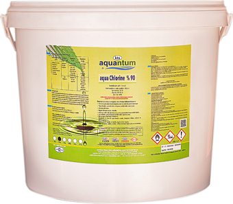 Aquantum 10 Kg %90 Aktif Granül Klor - %90 Chlorine Granular-ToptancıyızBiz