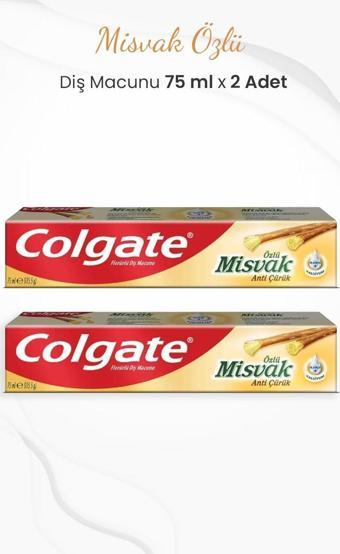 Colgate Misvak Özlü Diş Macunu 75 ml x 2 Adet