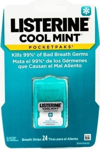 Listerine Cool Mint Pocketpaks Nefes Şeritleri 24lu 