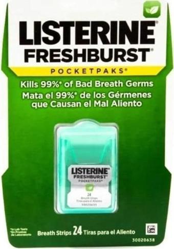 Listerine Fresh Burst Pocketpaks Nefes Şeritleri 24lu