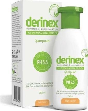 Derinex Saç Bakım Şampuanı 250 ml - Yağlı Saçlar İçin