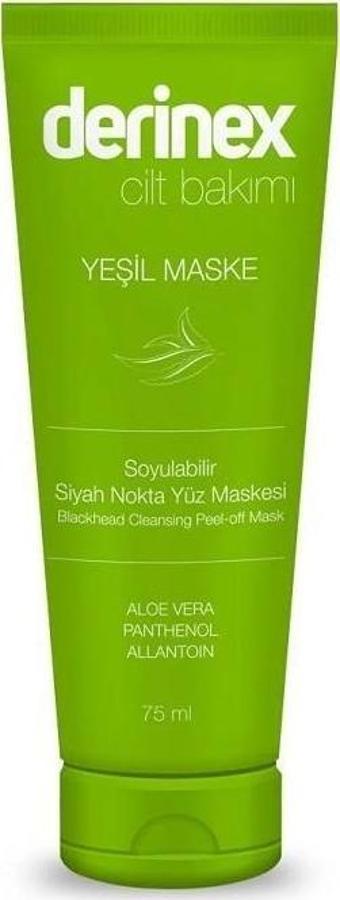 Derinex Yeşil Soyulabilir Maske 75ml