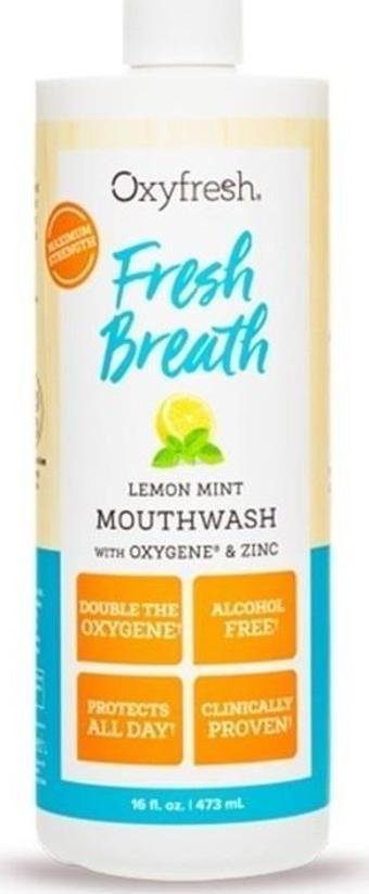 Oxyfresh Florürsüz Nane Limon Ağız Bakım Suyu 473 ml