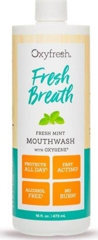 Oxyfresh Florürsüz Naneli Ağız Bakım Suyu 473 ml