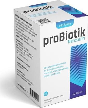 Probiotik Neroserin 60 Kapseln Fosfatidilserin ve Probiyotik