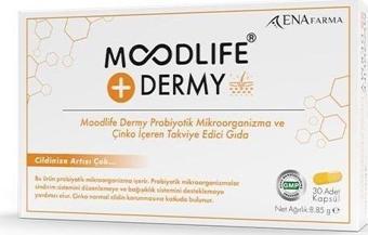 Moodlife Dermy Probiyotik D Vitamin 30 Kapsül
