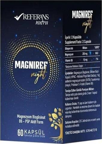 Referans Nutra Magniref Night 60 Kapsül