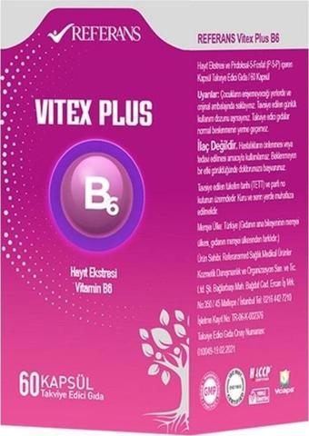 Referans Nutra Vitex Plus B6 60 Kapsül