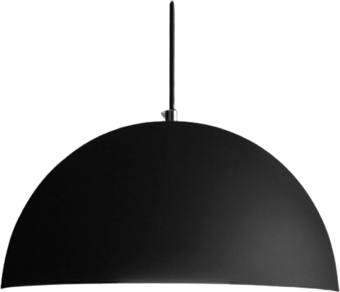 Dylight Retro Metal Siyah Dekoratif Tekli Sarkıt Avize çap.40 cm