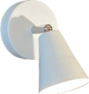 Rsylight Metal Mafsallı Beyaz Spot 180 Derece Armatür  Aplik Beyaz Led Ampullü