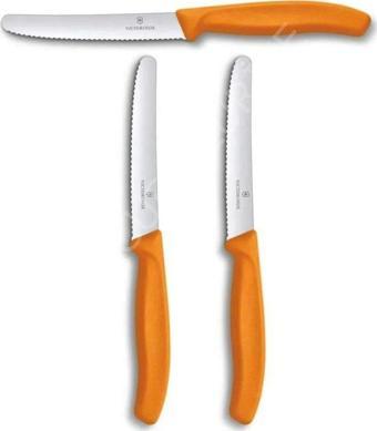 Turuncu Bıçak Seti Büyük ( 11cm )