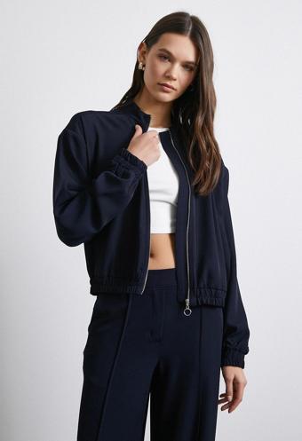 Bomber Ceket Lacivert