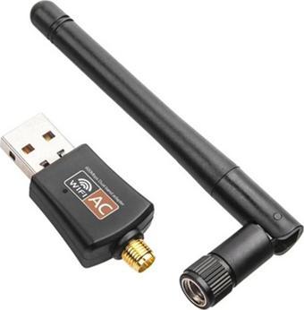 Winex Dual Band 2.4G+5G USB Wifi Adaptör Dongle AC 600Mbps