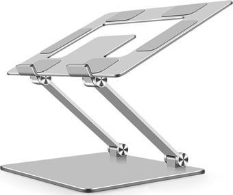 Winex Metal Ayarlanabilir Laptop, Tablet, Macbook, Matebook Yükseltici Katlanabilir Stand Tutucu Gümüş