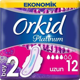 Orkid Platinum Uzun Ekonomik Paket Hijyenik Ped 12 Li