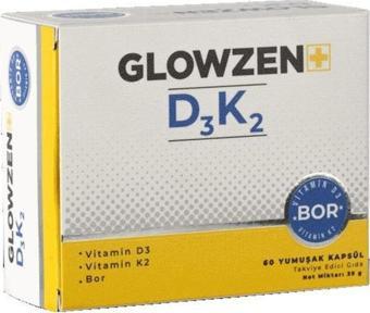 Glowzenn Glowzen+ D3 K2 Bor 60 Kapsül