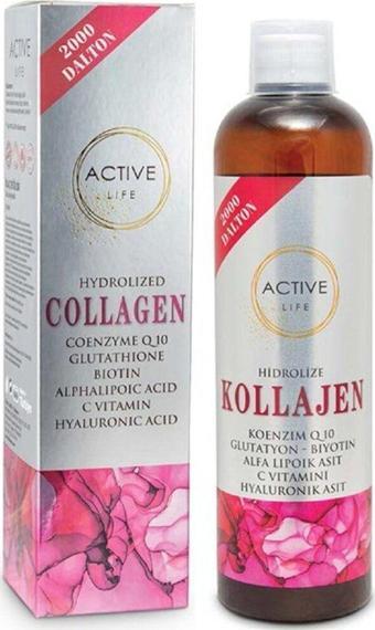 Hb Farma Active Life Kollagen İçeren Sıvı Takviye Edici Gıda 600 Ml