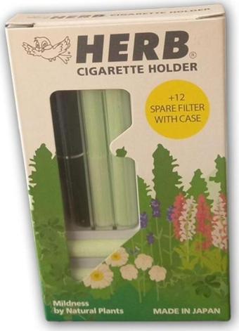 Herb Cigarette Holder Ağızlık Ve 12 Filtre