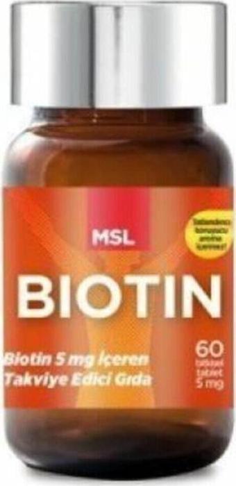 Prp İlaç Msl Biotin 5 Mg 60 Tablet