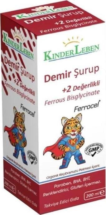 Kinderleben Demir Şurup 200Ml