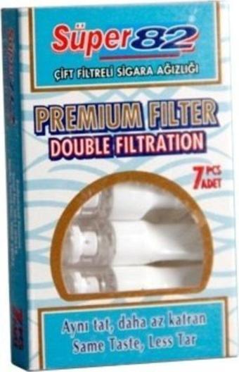 Super82 Süper 82 Premium Filtre Çift Filtreli 7 Adet