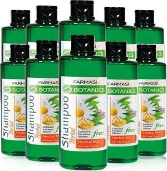 Farmasi Botanics Herbal Mix Şampuan 500 ml 10 Adet