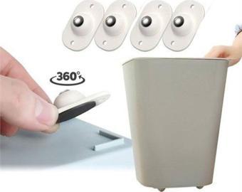 Homecare Transformacıon 360D Yapışkanlı Bilyeli Mini Taşıyıcı Tekerlek Seti