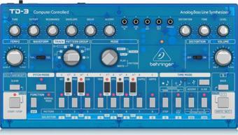 Behringer TD-3-BB / Analog Synthesizer (Mavi)
