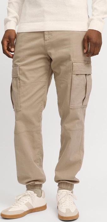 Jack&Jones Erkek Jpstkane Rahat Kalıp Kargo Pantolon 12268261 Bej