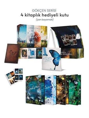 Gökçen Serisi 4 Kitaplık Hediyeli Kutu Yan Boyamalı - Loresima  - Ephesus Yayınları