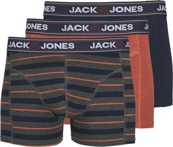 Jack Jones John 3 Lü Paket Erkek Boxer 12260059