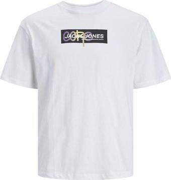Jack Jones Aop Prınt Erkek Tişört 12253477