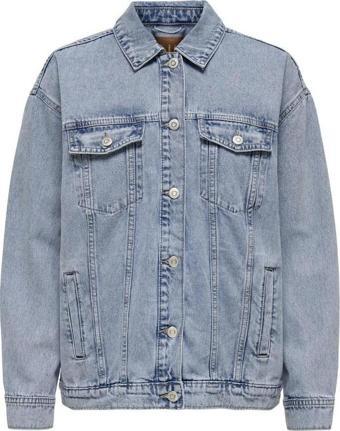 Only Ocean Oversıze Kadın Jean Ceket 15290378